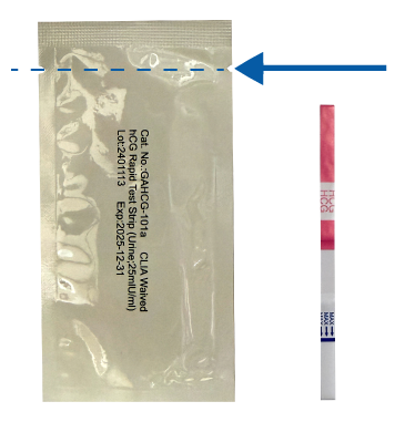 CLIA Waived hCG Rapid Test Strip 25mlU/ml Test Procedure